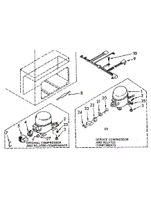 Unit Parts parts for Kenmore Freezer 198.8151545 (1988151545, 198 8151545) from AppliancePartsPros.com