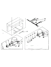 Unit Parts parts for Kenmore Freezer 198.8151585 (1988151585, 198 8151585) from AppliancePartsPros.com