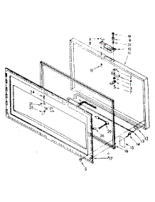 Door Parts parts for Kenmore Freezer 198.8151585 (1988151585, 198 8151585) from AppliancePartsPros.com