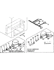 Unit Parts parts for Kenmore Freezer 198.8151842 (1988151842, 198 8151842) from AppliancePartsPros.com