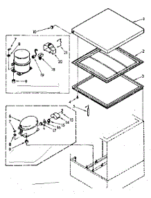 Door And Unit Parts parts for Kenmore Freezer 198.8160585 (1988160585, 198 8160585) from AppliancePartsPros.com