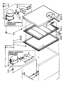 Door And Unit Parts parts for Kenmore Freezer 198.8161685 (1988161685, 198 8161685) from AppliancePartsPros.com