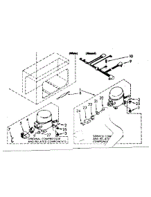 Unit Parts parts for Kenmore Freezer 198.8162285 (1988162285, 198 8162285) from AppliancePartsPros.com