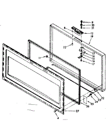 Door Parts parts for Kenmore Freezer 198.8162312 (1988162312, 198 8162312) from AppliancePartsPros.com
