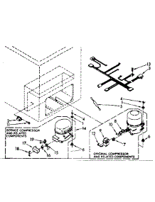 Unit Parts parts for Kenmore Freezer 198.8162312 (1988162312, 198 8162312) from AppliancePartsPros.com