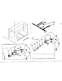 Unit Parts parts for Kenmore Freezer 198.8162585 (1988162585, 198 8162585) from AppliancePartsPros.com