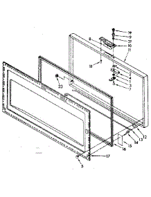 Door Parts parts for Kenmore Freezer 198.8162585 (1988162585, 198 8162585) from AppliancePartsPros.com