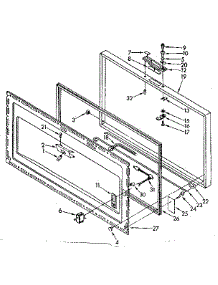 Door Parts parts for Kenmore Freezer 198.8165312 (1988165312, 198 8165312) from AppliancePartsPros.com