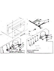 Unit Parts parts for Kenmore Freezer 198.8165515 (1988165515, 198 8165515) from AppliancePartsPros.com