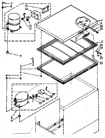 Door And Unit Parts parts for Kenmore Freezer 198.8171685 (1988171685, 198 8171685) from AppliancePartsPros.com