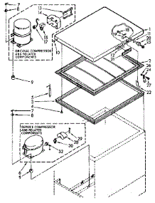 Door And Units Parts parts for Kenmore Freezer 198.8171686 (1988171686, 198 8171686) from AppliancePartsPros.com