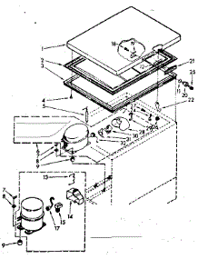 Door And Unit Parts parts for Kenmore Freezer 198.8171985 (1988171985, 198 8171985) from AppliancePartsPros.com