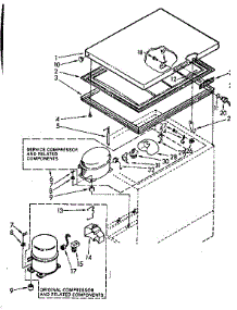 Door And Unit Parts parts for Kenmore Freezer 198.8171986 (1988171986, 198 8171986) from AppliancePartsPros.com