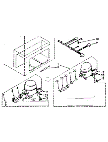 Unit Parts parts for Kenmore Freezer 198.8172285 (1988172285, 198 8172285) from AppliancePartsPros.com