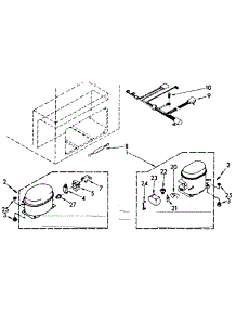 Unit Parts parts for Kenmore Freezer 198.8173515 (1988173515, 198 8173515) from AppliancePartsPros.com
