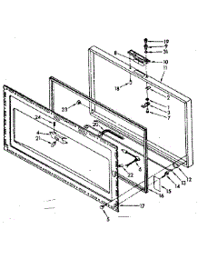 Door Parts parts for Kenmore Freezer 198.8173585 (1988173585, 198 8173585) from AppliancePartsPros.com
