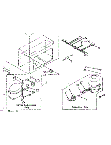 Unit Parts parts for Kenmore Freezer 198.8183880 (1988183880, 198 8183880) from AppliancePartsPros.com