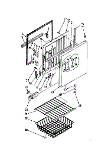 Shelf & Door Parts parts for Kenmore Freezer 198.8261986 (1988261986, 198 8261986) from AppliancePartsPros.com
