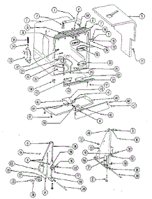Tub Liner - Tub parts for Kenmore Dishwasher 198.85(1988) (19885(1988), 198 85(1988)) from AppliancePartsPros.com