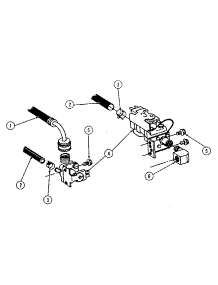 Motor Assembly - Water Valve parts for Kenmore Dishwasher 198.85(1988) (19885(1988), 198 85(1988)) from AppliancePartsPros.com