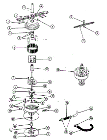 Motor Assembly - Pump parts for Kenmore Dishwasher 198.85(1988) (19885(1988), 198 85(1988)) from AppliancePartsPros.com