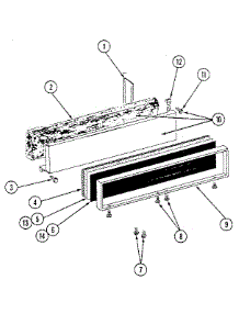 Door - Access Panel parts for Kenmore Dishwasher 198.85(1988) (19885(1988), 198 85(1988)) from AppliancePartsPros.com