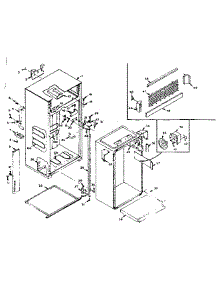 Freezer Cabinet Parts parts for Kenmore Freezer 198.MF11EL-H (198MF11EL-H, 198 MF11EL-H) from AppliancePartsPros.com