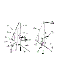 Supports parts for Kenmore Dishwasher 199.95(1988) (19995(1988), 199 95(1988)) from AppliancePartsPros.com