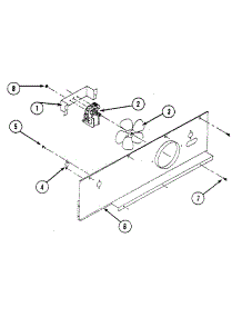 Fan - Cooling Fan Assembly parts for Kenmore Range 201.33(1988) (20133(1988), 201 33(1988)) from AppliancePartsPros.com