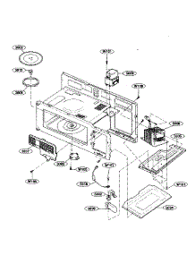 Interior Parts 1 parts for Kenmore Microwave 721.80599401 (72180599401, 721 80599401) from AppliancePartsPros.com