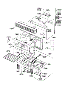 Oven Cavity Parts parts for Kenmore Microwave 721.80599401 (72180599401, 721 80599401) from AppliancePartsPros.com