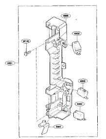Latch Board Parts parts for Kenmore Microwave 721.80599402 (72180599402, 721 80599402) from AppliancePartsPros.com