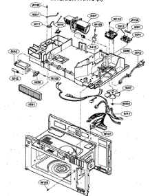 Interior Parts 2 parts for Kenmore Microwave 721.80604500 (72180604500, 721 80604500) from AppliancePartsPros.com