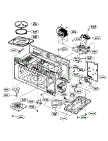 Interior Parts 1 parts for Kenmore Microwave 721.80802400 (72180802400, 721 80802400) from AppliancePartsPros.com