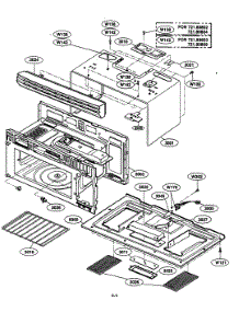 Oven Cavity Parts parts for Kenmore Microwave 721.80802400 (72180802400, 721 80802400) from AppliancePartsPros.com