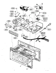 Interior Parts 2 parts for Kenmore Microwave 721.80802401 (72180802401, 721 80802401) from AppliancePartsPros.com