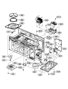 Interior Parts 1 parts for Kenmore Microwave 721.80803400 (72180803400, 721 80803400) from AppliancePartsPros.com