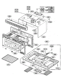 Oven Cavity Parts parts for Kenmore Microwave 721.80803401 (72180803401, 721 80803401) from AppliancePartsPros.com