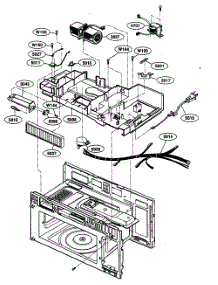 Interior Parts 2 parts for Kenmore Microwave 721.80804400 (72180804400, 721 80804400) from AppliancePartsPros.com