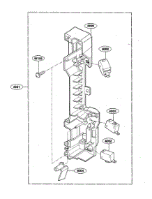 Latch Board parts for Kenmore Microwave 721.80804401 (72180804401, 721 80804401) from AppliancePartsPros.com