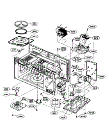 Interior Parts 1 parts for Kenmore Microwave 721.80809400 (72180809400, 721 80809400) from AppliancePartsPros.com