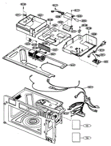 Interior Parts 2 parts for Kenmore Microwave 721.80823500 (72180823500, 721 80823500) from AppliancePartsPros.com