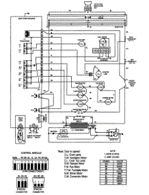 Wiring Diagram parts for Kenmore Microwave 721.80823500 (72180823500, 721 80823500) from AppliancePartsPros.com