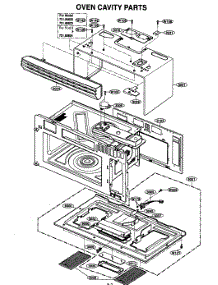 Oven Cavity Parts parts for Kenmore Microwave 721.80823500 (72180823500, 721 80823500) from AppliancePartsPros.com