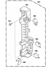Latch Board Parts parts for Kenmore Microwave 721.80824500 (72180824500, 721 80824500) from AppliancePartsPros.com