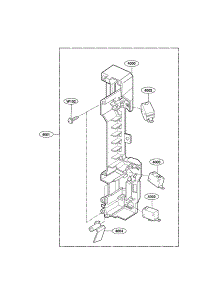 Latch Board parts for Kenmore Microwave 721.80839500 (72180839500, 721 80839500) from AppliancePartsPros.com