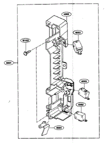 Latch Parts parts for Kenmore Microwave 721.80863400 (72180863400, 721 80863400) from AppliancePartsPros.com