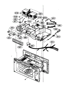 Interior Ii parts for Kenmore Microwave 721.80863400 (72180863400, 721 80863400) from AppliancePartsPros.com