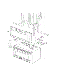 Installation Parts parts for Kenmore Microwave 721.80864400 (72180864400, 721 80864400) from AppliancePartsPros.com