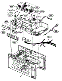 Interior Parts 2 parts for Kenmore Microwave 721.80882400 (72180882400, 721 80882400) from AppliancePartsPros.com